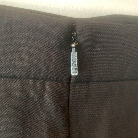 Gucci Authentic Black Wool Skirt 40 - Picture 4 of 11